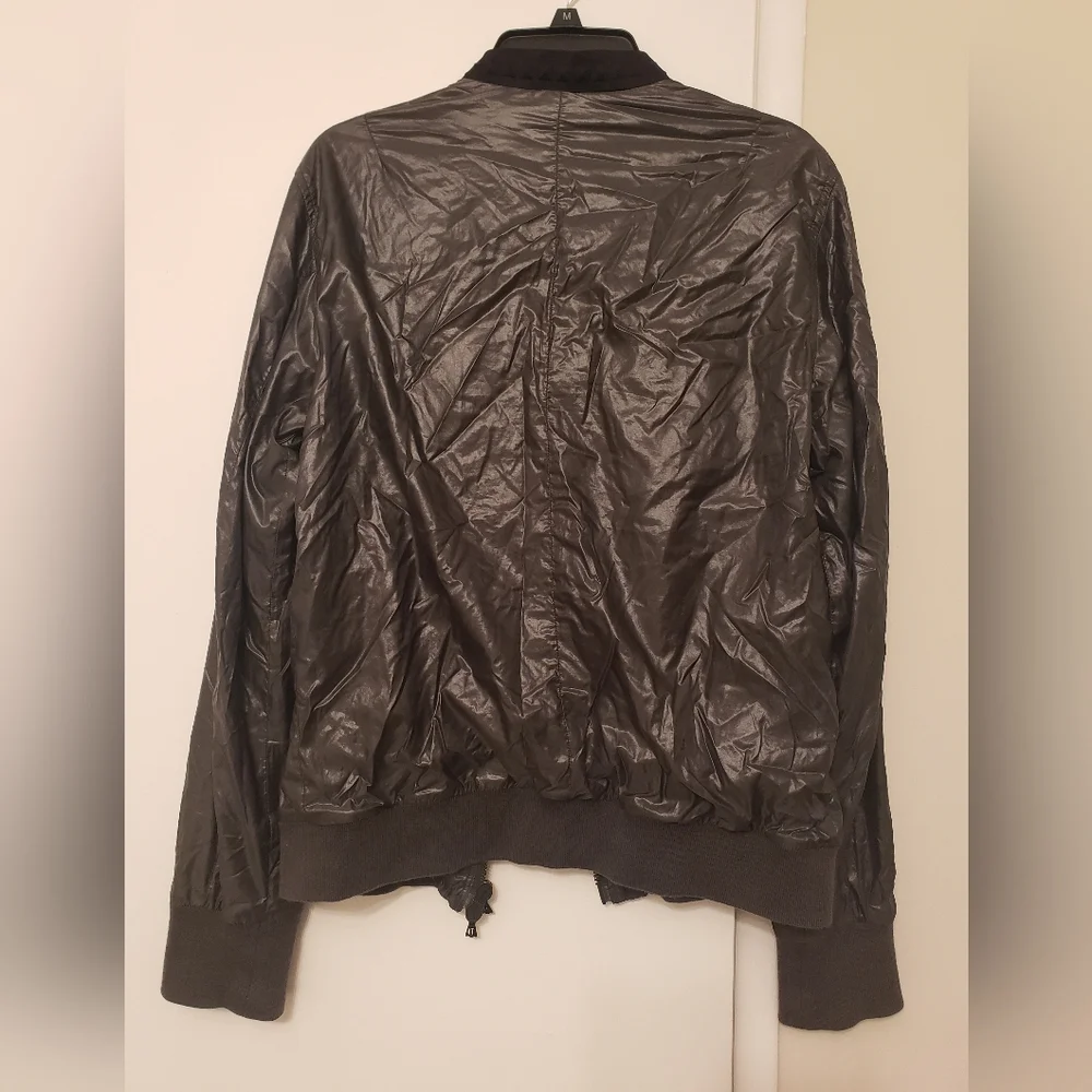 **SOLD**Diesel Black Gold Graphite and Black Jacket Sz L - Picture 3 of 13